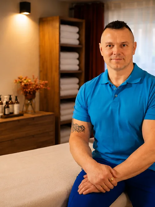 Guntis Ziemelis — masāžas terapeits darbā Mārupē